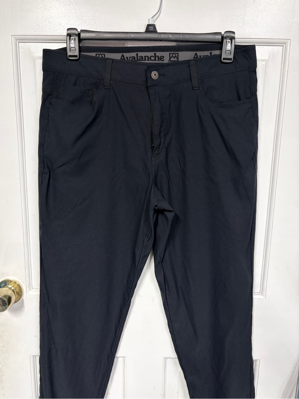 Avalanche Men's Black Chinos
